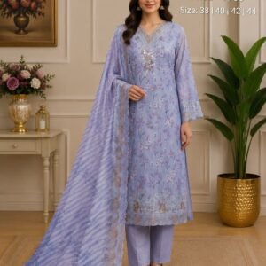 TAQIN Premium Embroidery Three piece