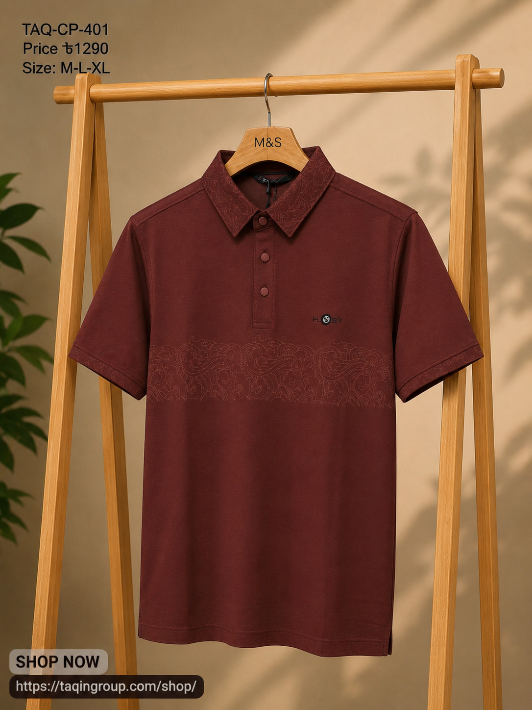 TAQIN Men's Polo & T-Shirt Collection
